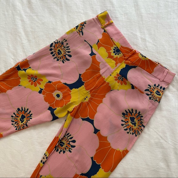 Zara Floral Print Pants SS21 - Picture 8 of 8